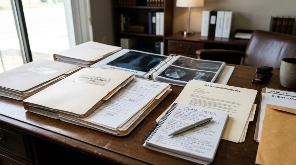 Medical records for a New York personal injury claim